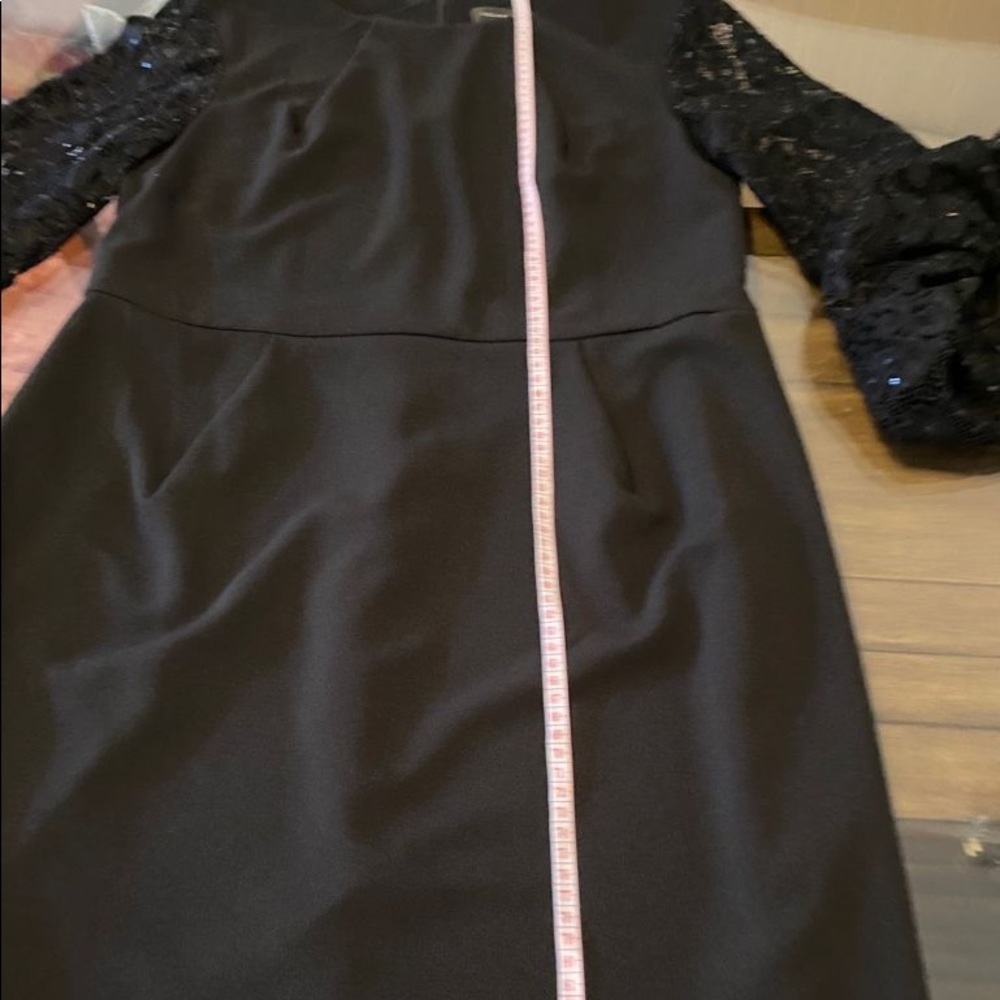 NWOT Scarlett Black Lace sleeves Dress - Picture 8 of 8